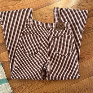 Vintage Modern Lee Denim Flared Jeans